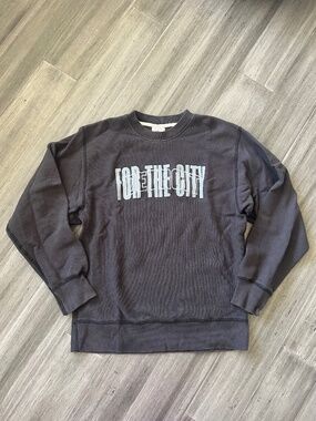 Soft Goods For The City Detroit Graphic Crew Sweatshirt M